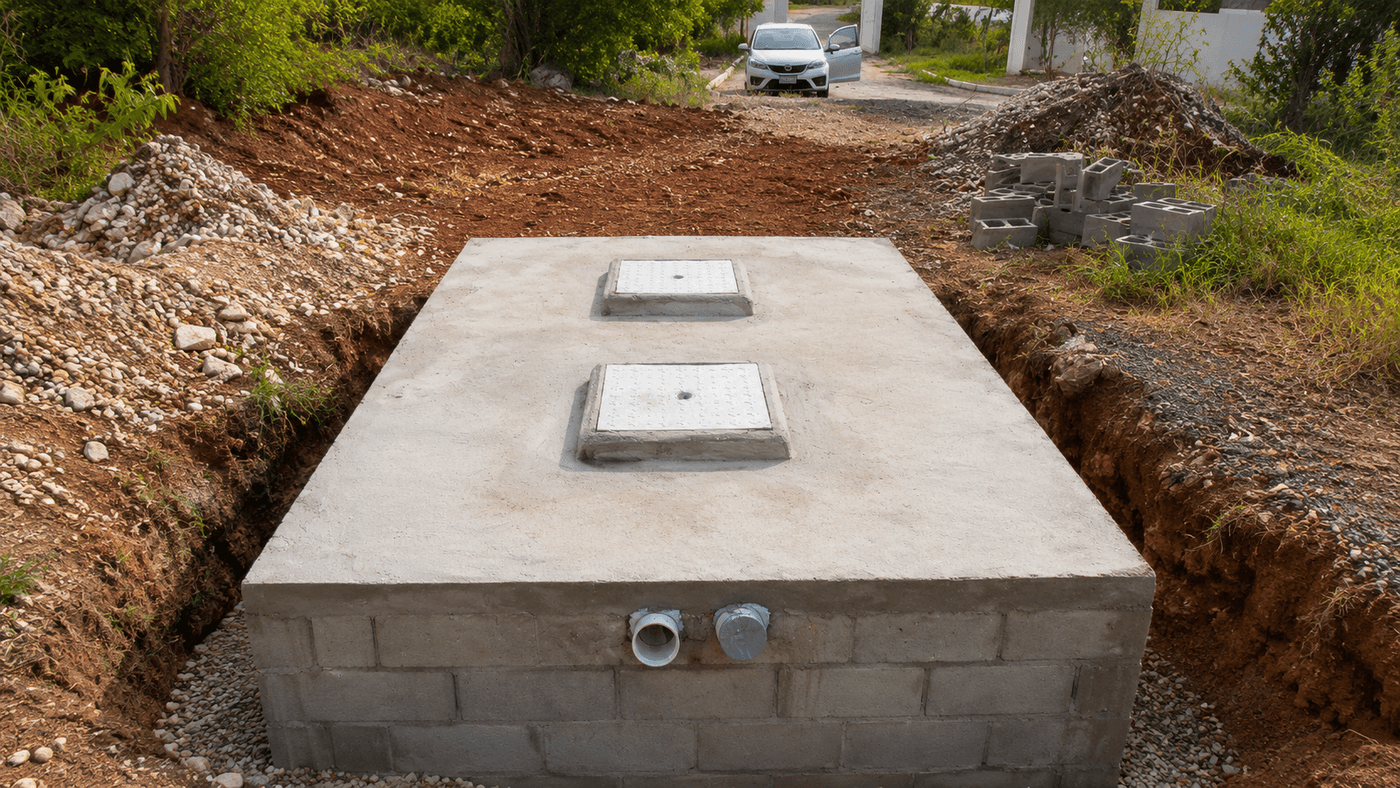 Septic tank delivery