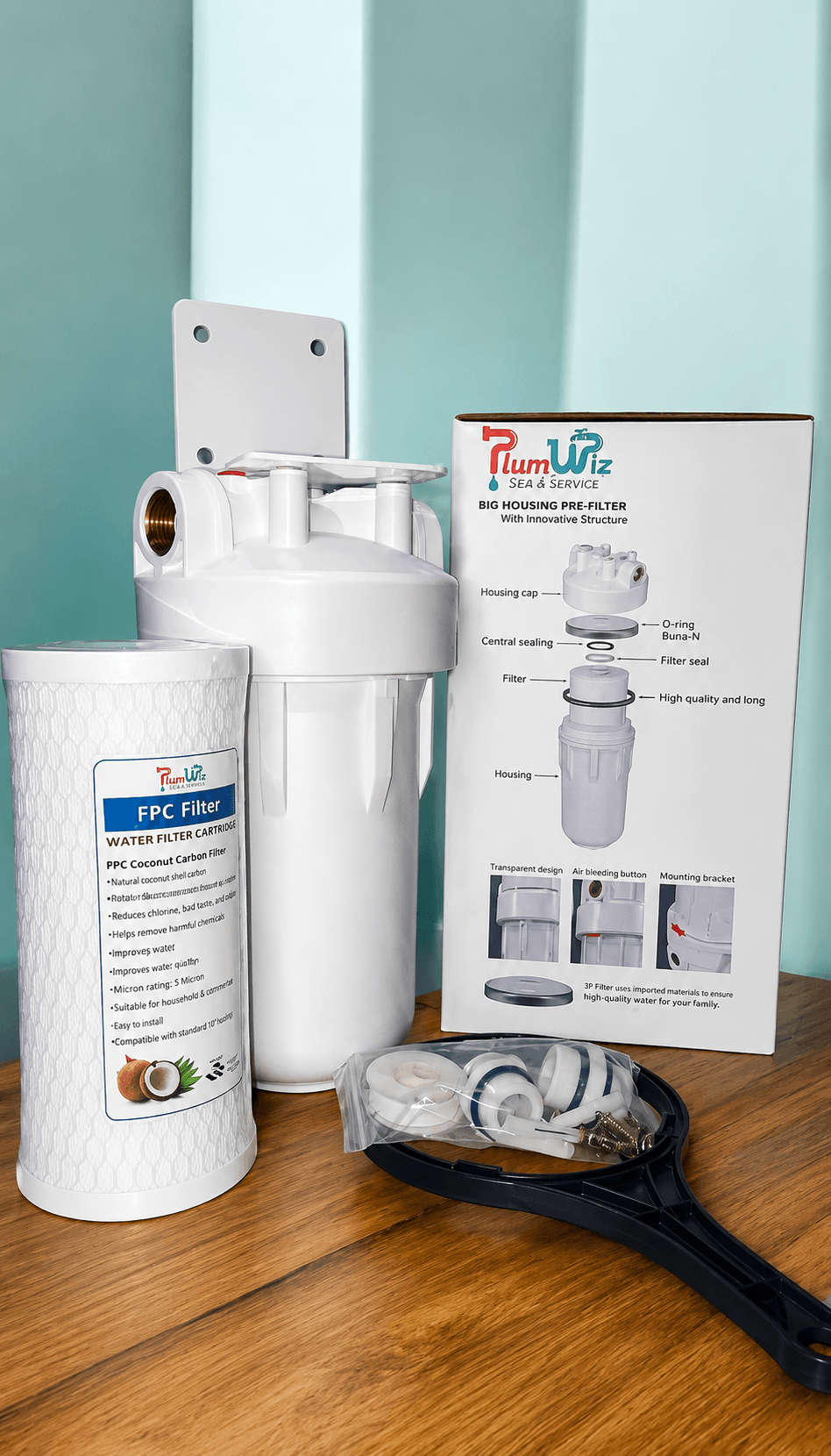Single-Stage DIY Water Filter Package
